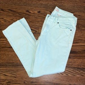 J. Crew Light Mint Jeans